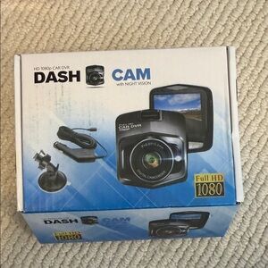 Ash On-Dash Camera with Night Vision - Black